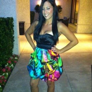 Strapless Cocktail Dress